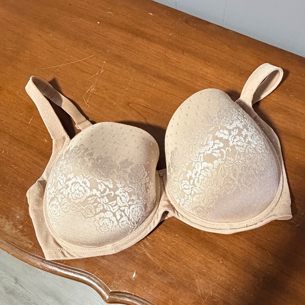 Soma Lace Detail Bra - Beige